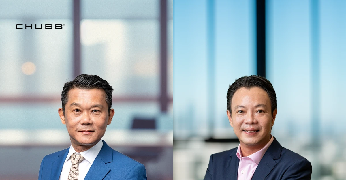 Jerry ng and eric kwan promoted to key leadership roles at chubb singapore