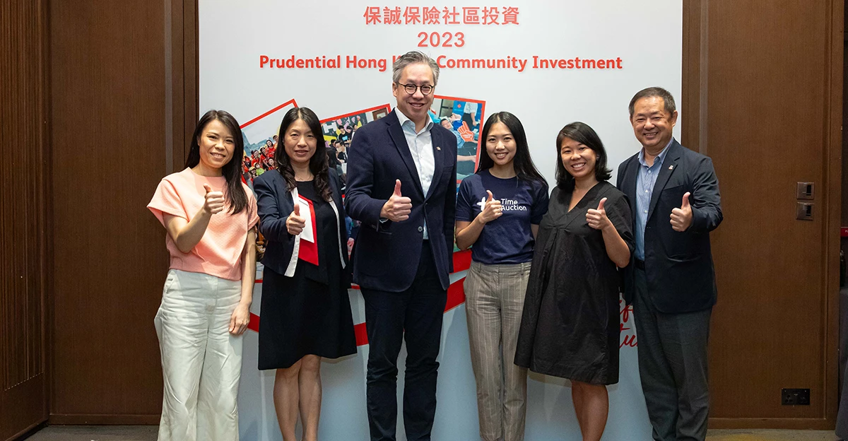Prudential teams up with ngos to promote sustainable responsible and inclusive future for hong kong community