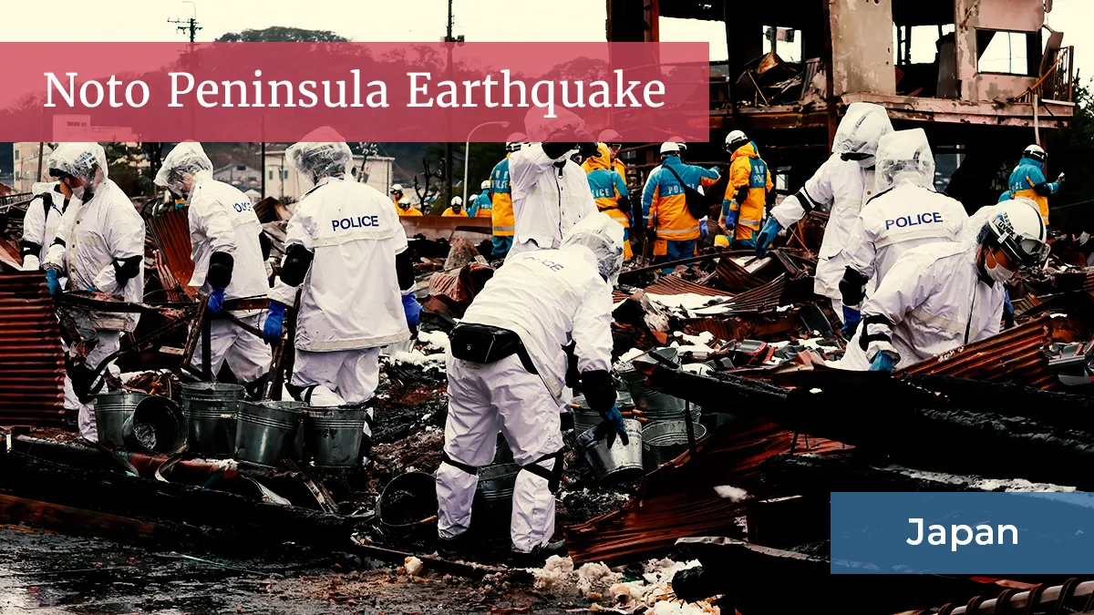 Noto peninsula earthquake 25000 of 76500 claims processed so far