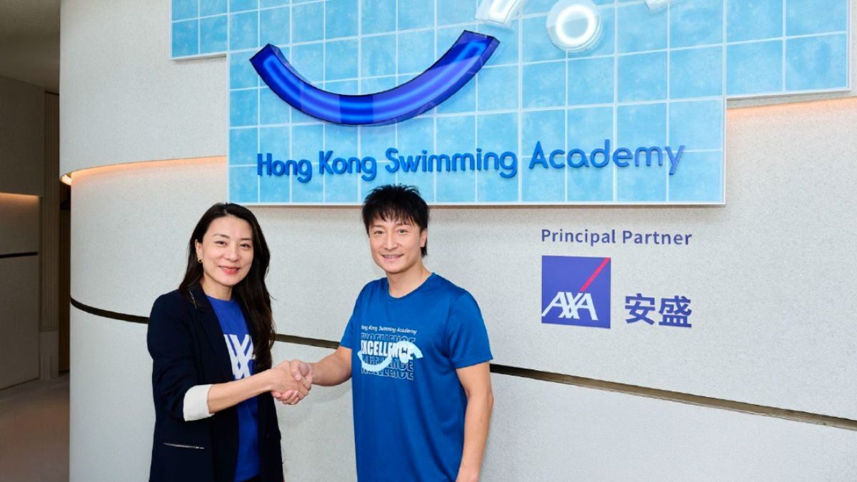 Axa hong kong and macau partners with hong kong swimming academy  rein asia