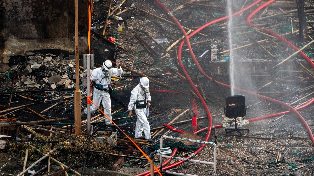 Wang fuk court fire tai po  rein asia
