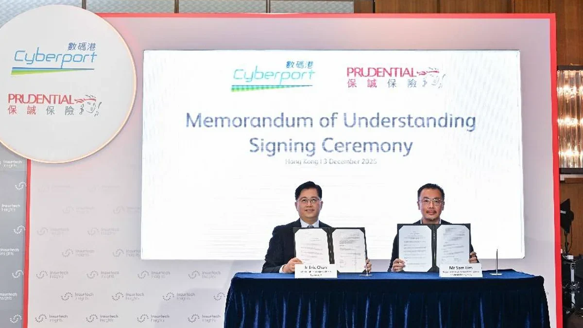 Prudential hong kong signs mou with cyberport to advance ai centre of excellence  rein asia