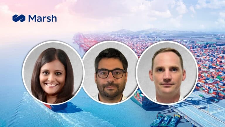 Marsh Risk Asia hires three senior professionals for marine, cargo & logistics team.