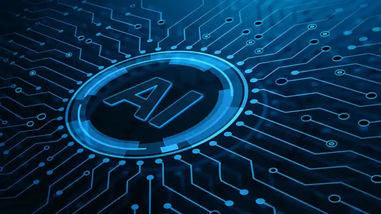 AI chip symbol representing AI expansion in P&C insurance by Ping An.