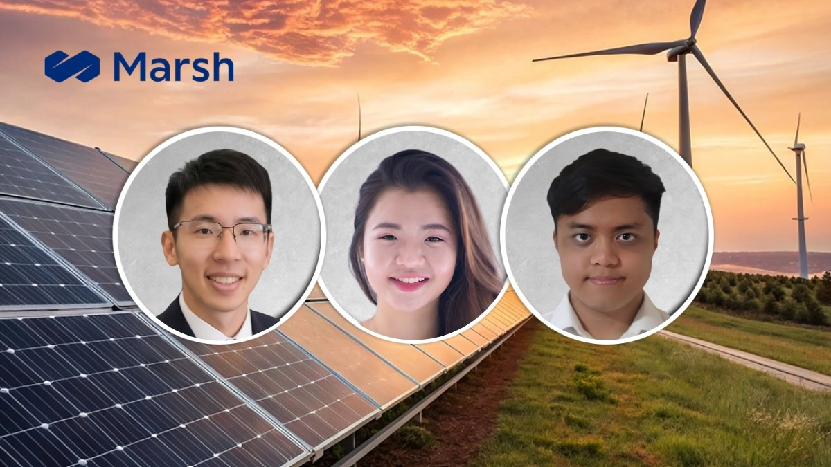 Marsh expands Asia renewable energy team with three new members.