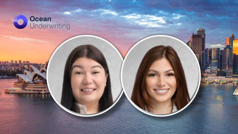 Ocean Underwriting adds two to Australia liability team, featuring two women.