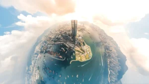 Hong Kong skyline with skyscrapers and Victoria Harbour, reflecting Asia's HNW insurance race.