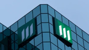 Manulife Asia office building with logo, reflecting financial growth in Q2.